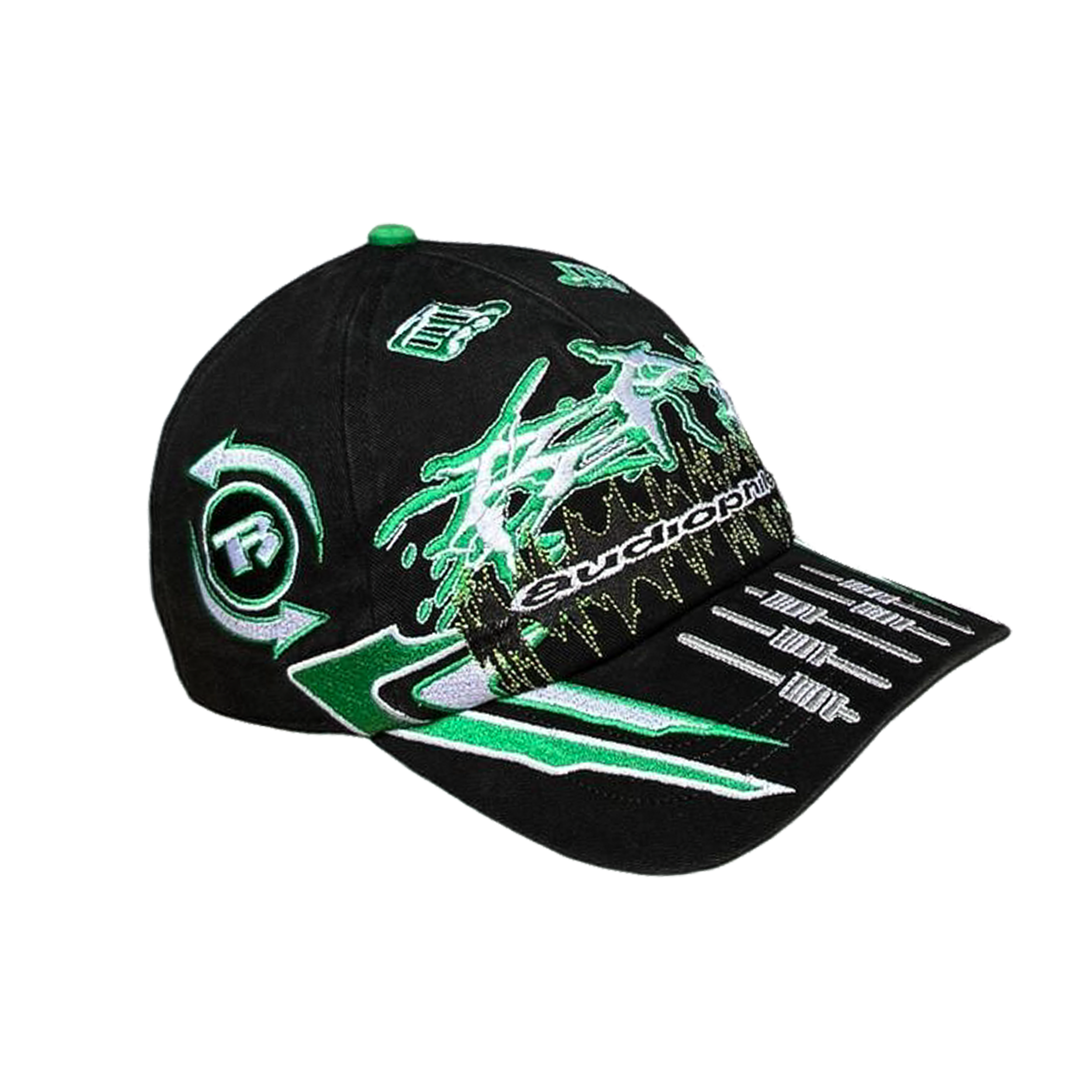 MUSIC HAT (BLACK AND GREEN)