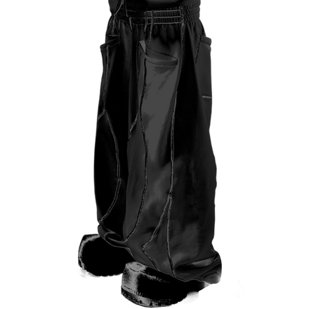 FLATLOCK SWEATS (BLACK)