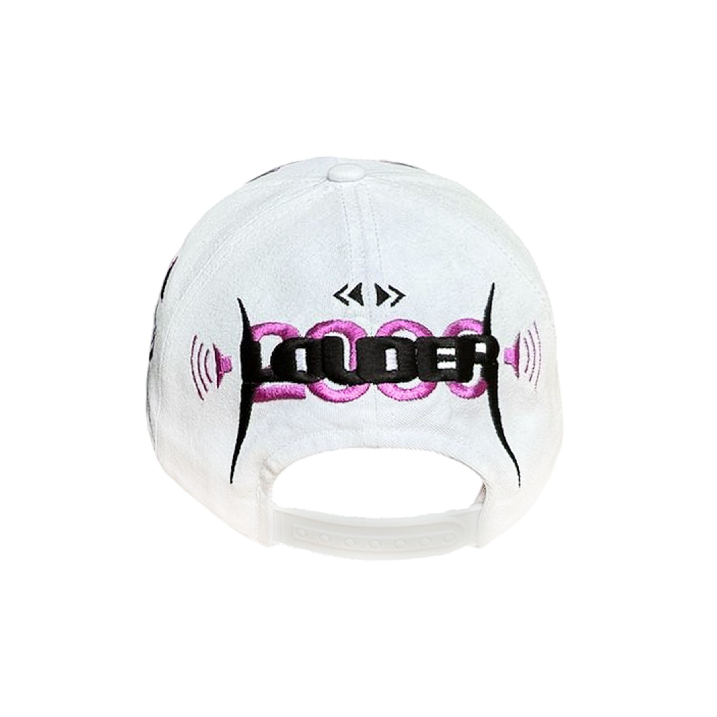 MUSIC HAT (WHITE AND PINK)