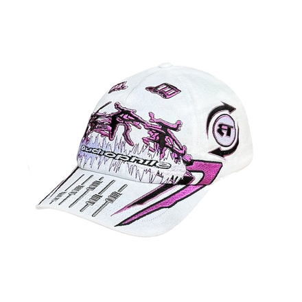 MUSIC HAT (WHITE AND PINK)