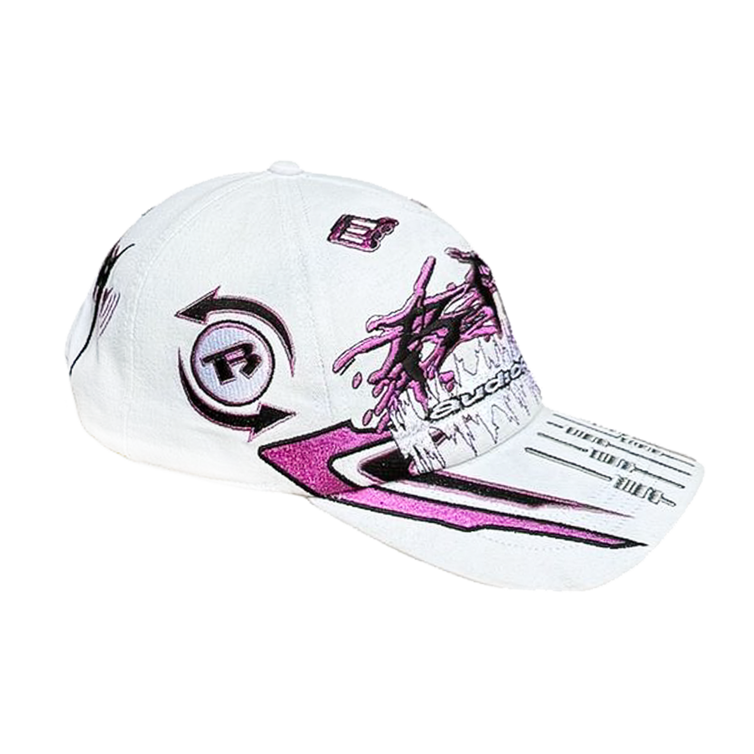 MUSIC HAT (WHITE AND PINK)