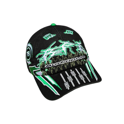 AUDIO HAT (BLACK/GREEN)