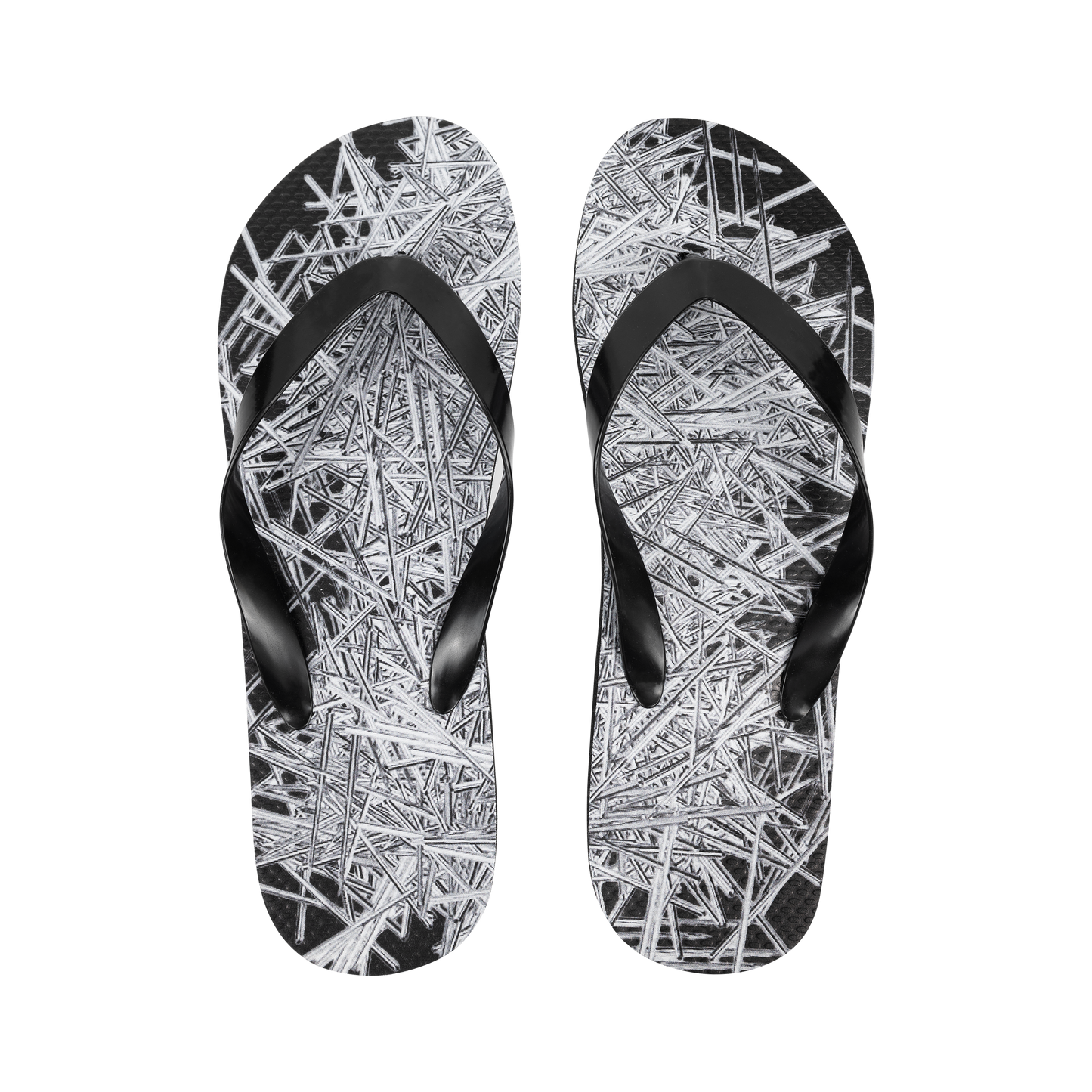 NEEDLE FLIP FLOP (BLACK)
