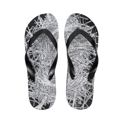 NEEDLE FLIP FLOP (BLACK)