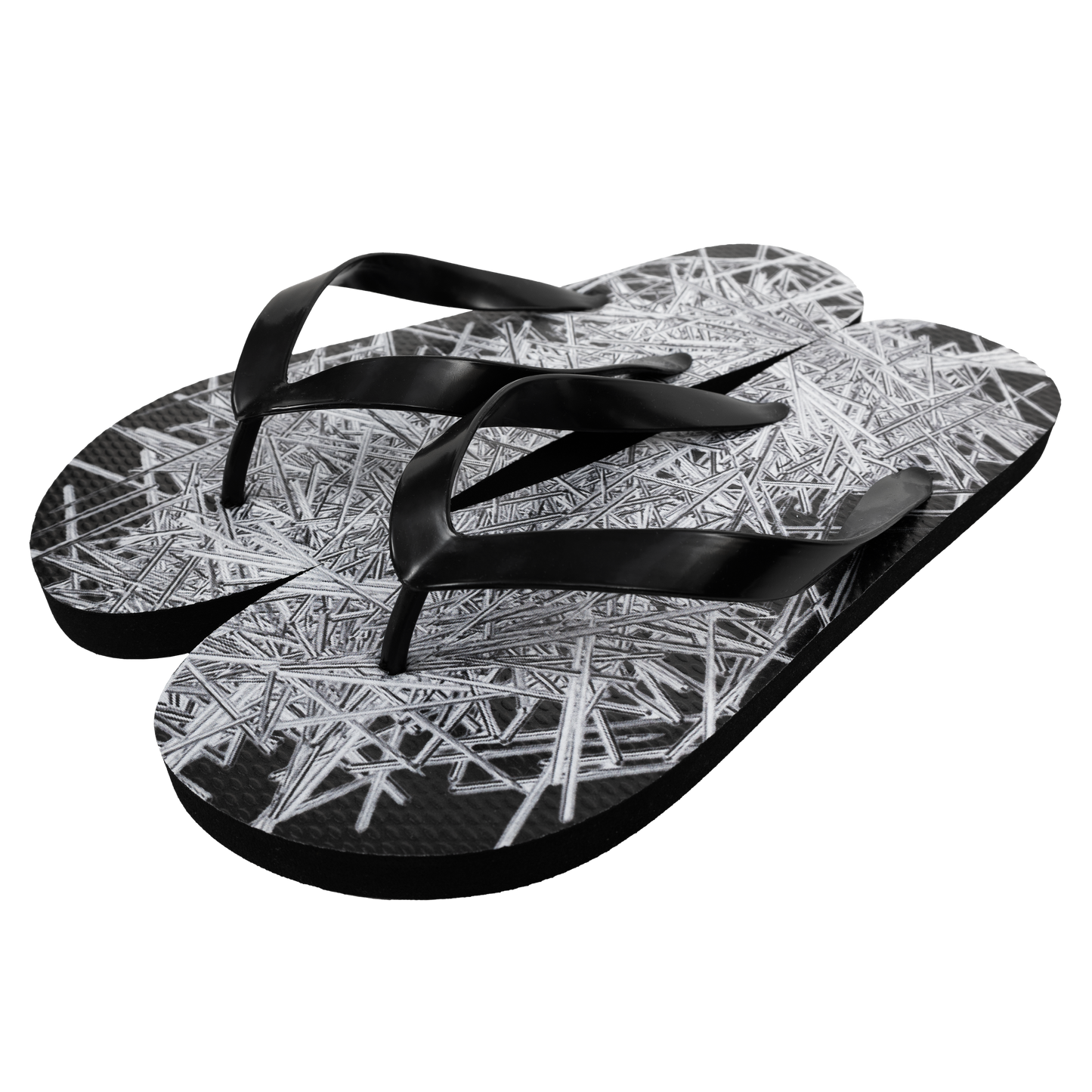 NEEDLE FLIP FLOP (BLACK)