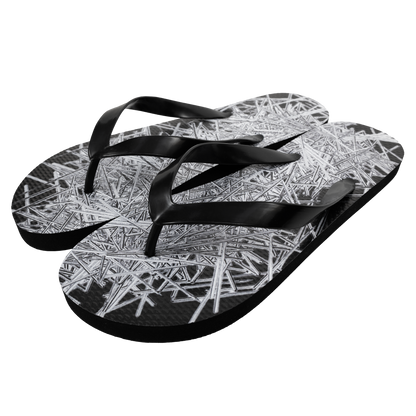 NEEDLE FLIP FLOP (BLACK)