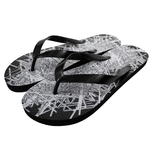 NEEDLE FLIP FLOP (BLACK)