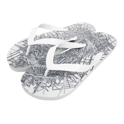 NEEDLE FLIP FLOP (WHITE)