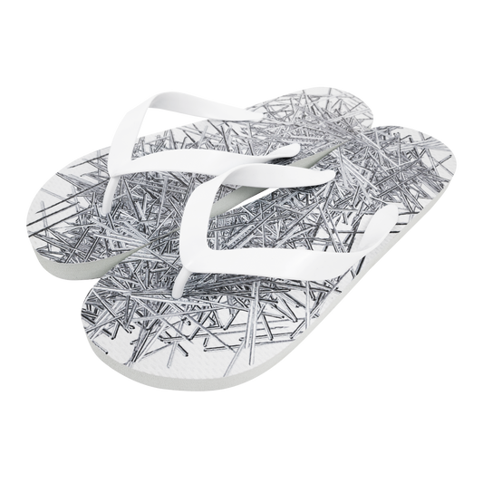 NEEDLE FLIP FLOP (WHITE)