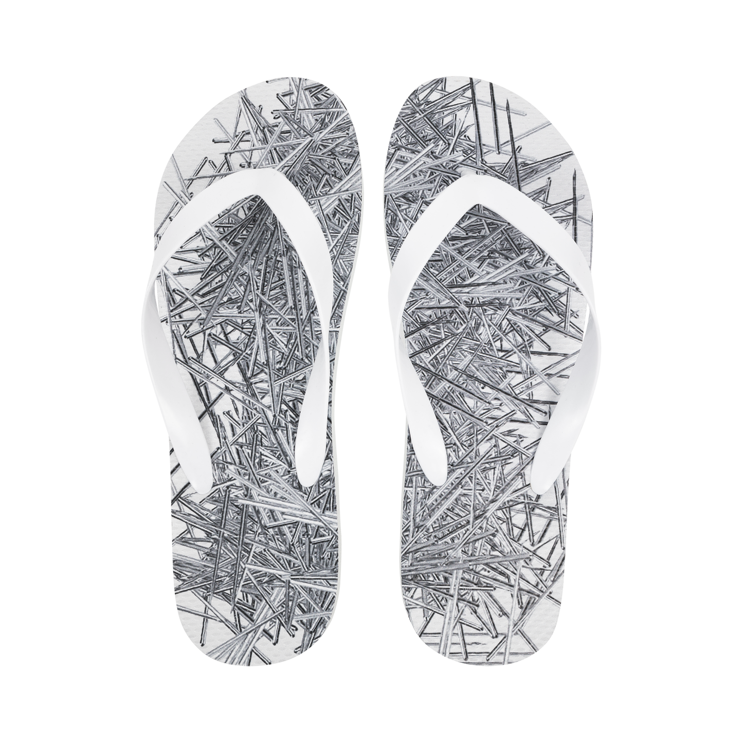 NEEDLE FLIP FLOP (WHITE)