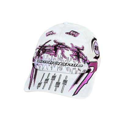AUDIO HAT (WHITE/PINK)
