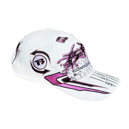 AUDIO HAT (WHITE/PINK)